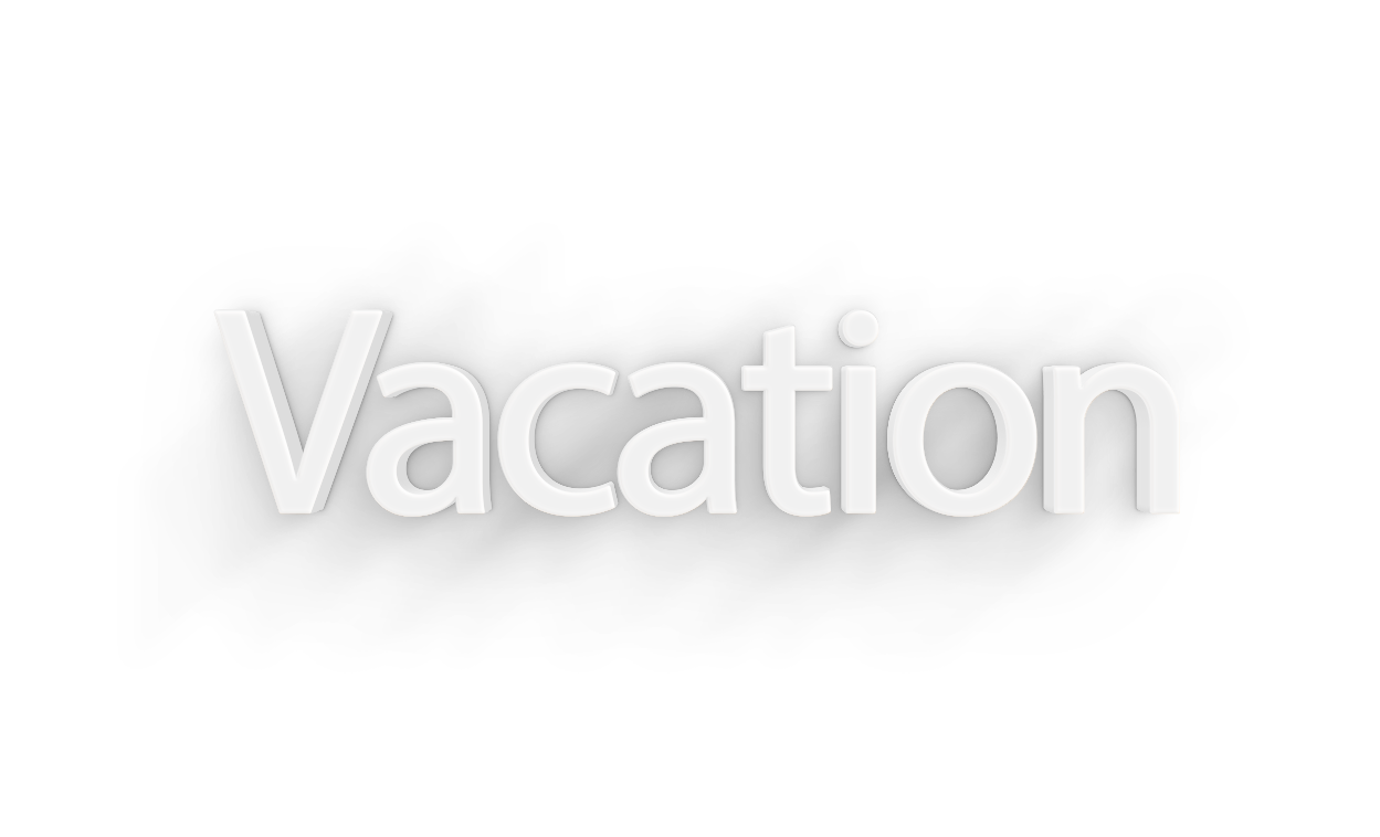 Vacation png, word Vacation png, Vacation word png, Vacation text png, Vacation font png, word Vacation text effects typography PNG transparent images